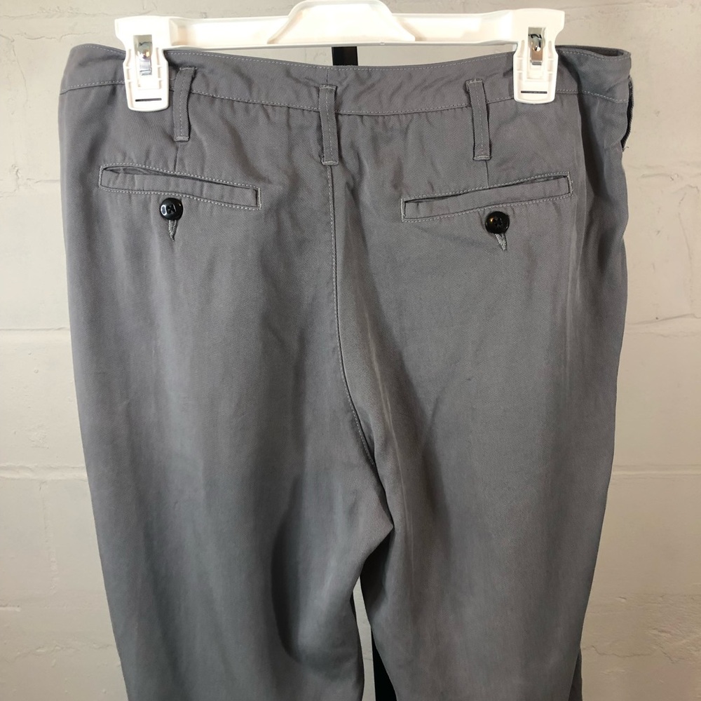 Sundance 100% Tencel Trousers Size 8P Ankle Gray - Picture 4 of 6